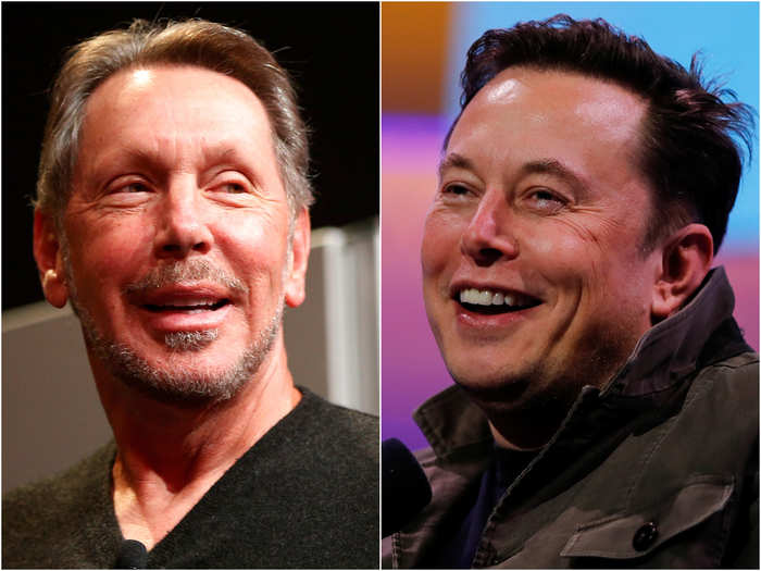 Larry Ellison and Elon Musk