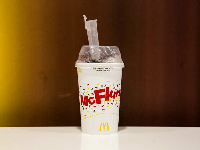 The first McFlurry was created in Canada in 1995 and has become one of the chain