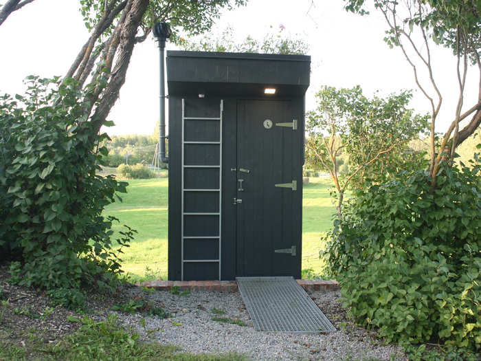 Lauzis is vegan, so he designed the toilet as a way to avoid using animal fertilizers.