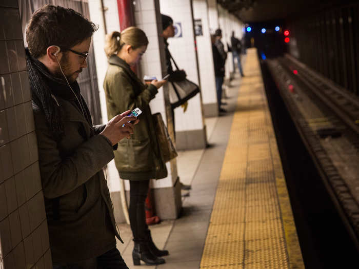 The MTA calls the contactless payment "Tap and Go," but you don