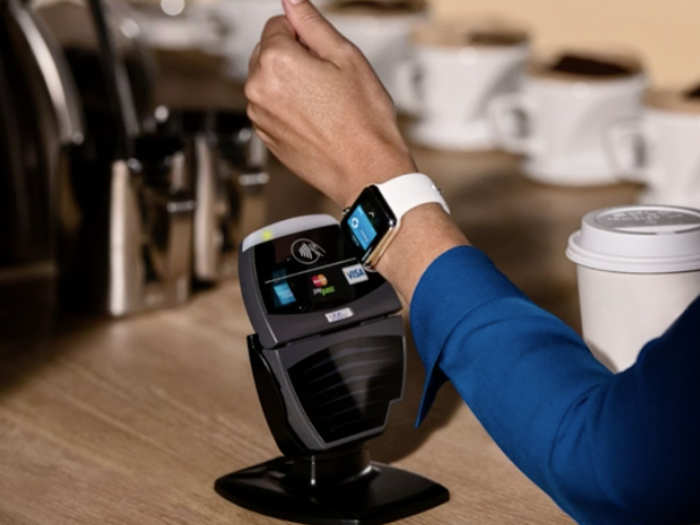 You can also use Apple Pay on an Apple Watch, once you