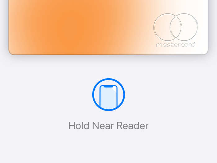 Once your card is set up, paying with Apple Pay is intuitive. Hold the iPhone up the the point of sale terminal, and use Face-ID or a passcode to approve the purchase.