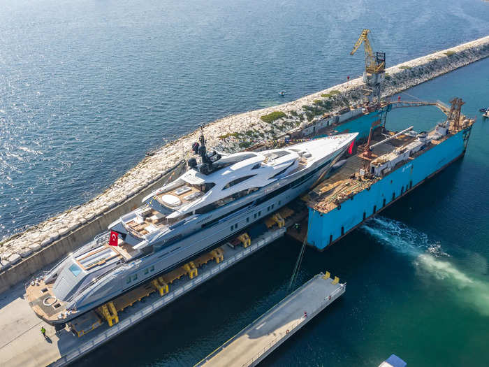 For its next project, Bilgin is also currently building an 85-meter, about 279-foot, yacht.