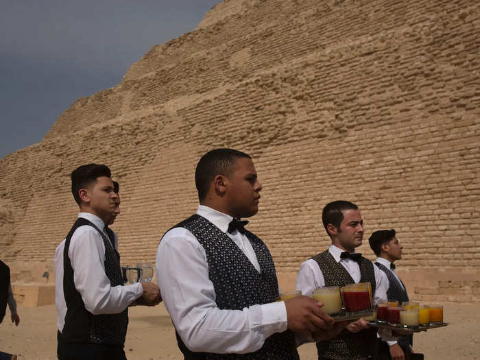 On March 5, Djoser was officially reopened. Dignitaries were served cold juices by bow-tied waiters.