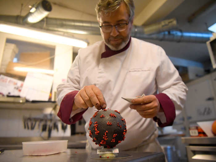 The idea for the chocolates came from Jean-François Pré, a French pastry chef.