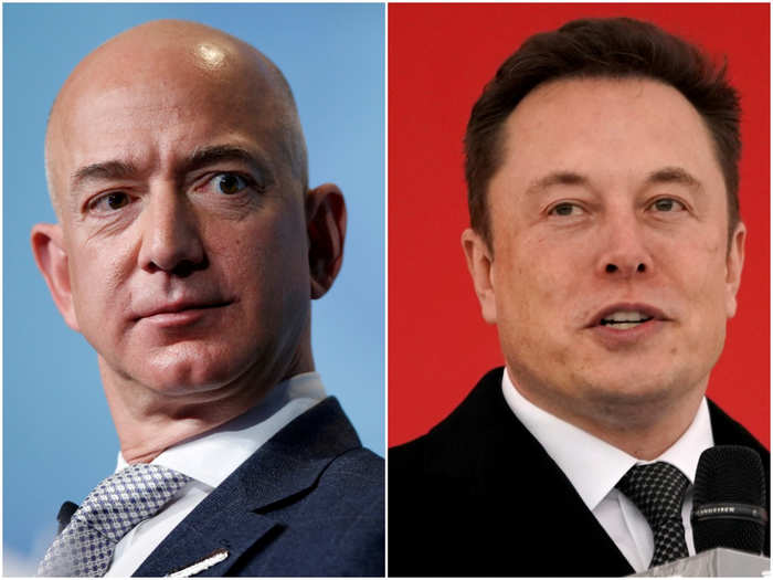 Elon Musk and Jeff Bezos