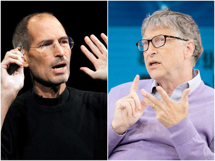 Steve Jobs and Bill Gates