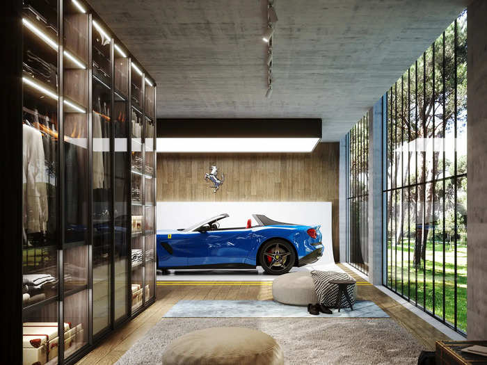 ...including one that creates the garage inside of an already existing room in the customer