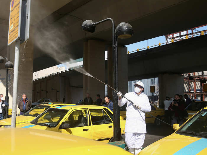 Public places including buses, subways, and taxi stations are being disinfected on a daily basis.