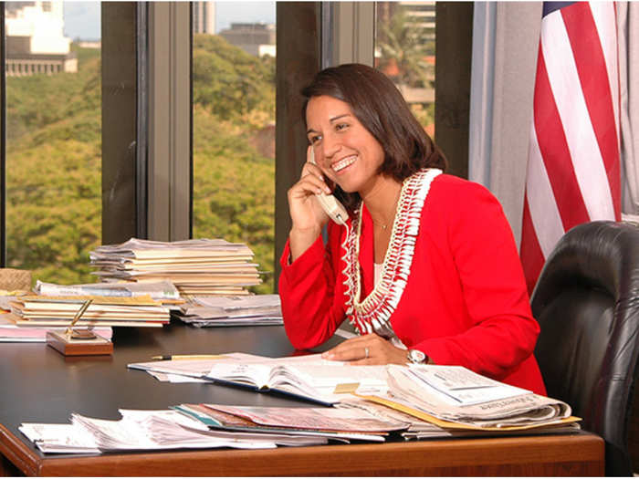 Gabbard was elected to Hawaii