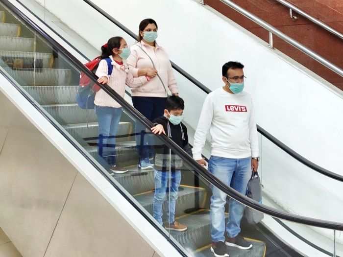 The passengers from affected countries are prohibited from mixing with passengers from other countries during the health screening, immigration and in the conveyor belt areas.