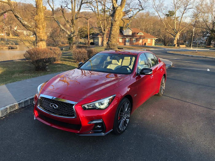 The Infiniti Q50 Red Sport 400 isn