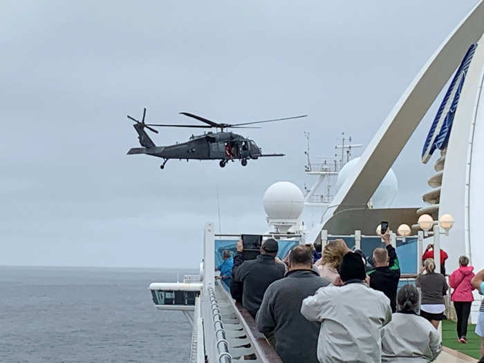 While waiting for the tests to arrive, most passengers could still roam freely about the ship.