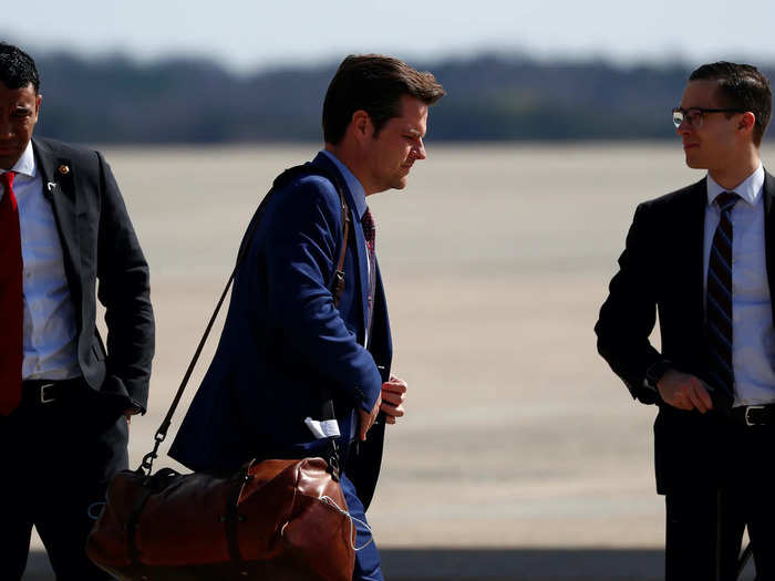 GOP Rep. Matt Gaetz also interacted with the infected person. He was with Trump in Florida over the weekend, and joined the president on Air Force One for a flight back to Washington.