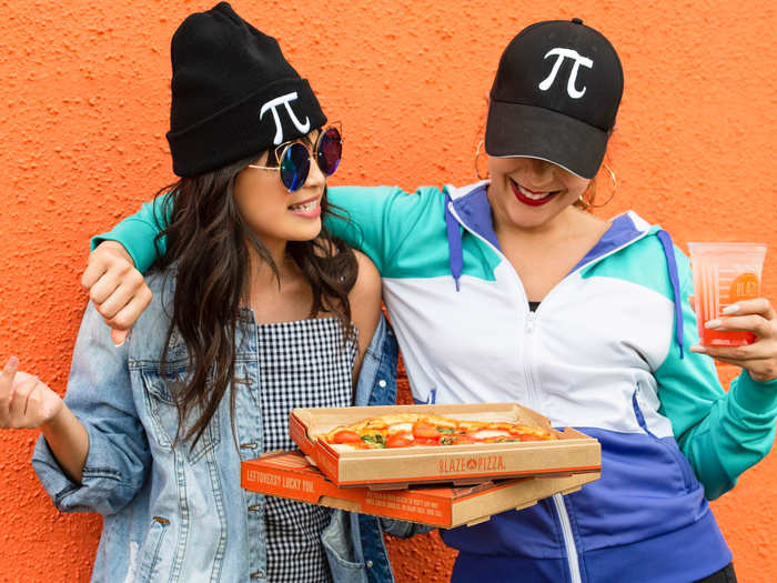 Blaze Pizza is selling pizzas for $3.14 beginning at 3:14 pm on March 14