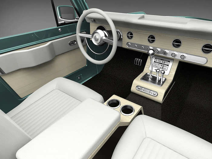 For the interior, buyers can choose between carbon-fiber and wood paneling...