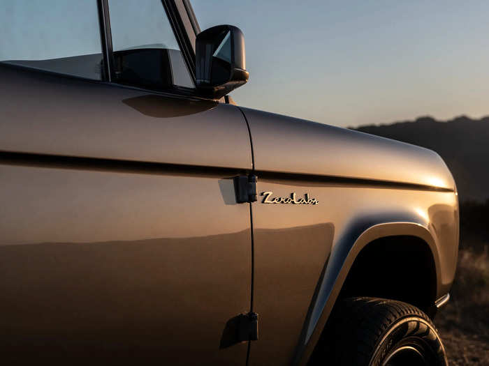 Last April, the California-based company came out with its first car — an all-electric, carbon-fiber-bodied Bronco based on the first-generation (1966-1977) SUV.