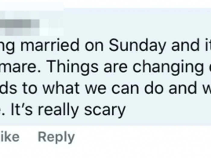 A screenshot from a private Facebook group for people getting married reveals wedding guest lists are turning into logistical nightmares.