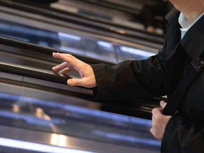 Escalator handrails