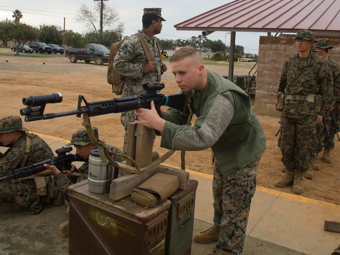 "We use personal experiences to teach the recruits," said Coup. "The recruits ask me what I have seen or what I have done and it makes them look up to me because they understand this knowledge comes from experience."