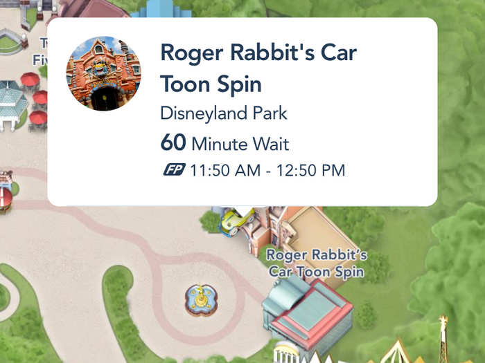 Similarly, visitors will wait about an hour for Roger Rabbit