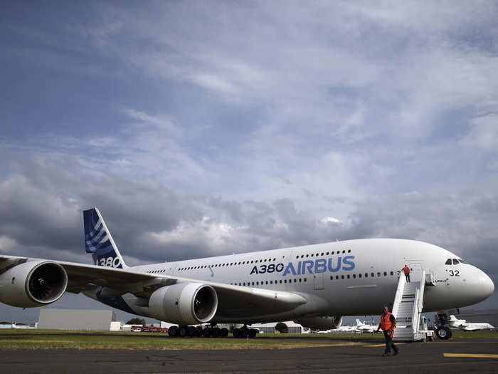 Lufthansa, Korean Air, and Qantas Airbus A380