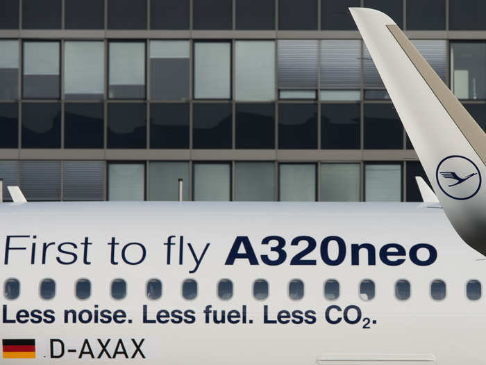 Lufthansa later took delivery of the first A320neo, integrating it seamlessly with its existing fleet of Airbus narrow-body aircraft.