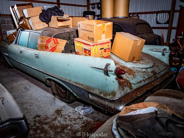 Car parts found in the storage units will also be going up for auction.