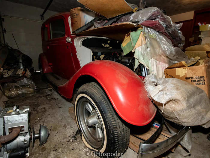 Every time he visits the storage units, he finds something new that he hadn’t noticed before.