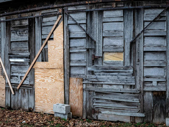 He held the cars in two places, including a barn that he built himself.