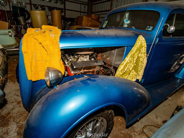 Almost all of the cars were stored indoors and hidden away from both people and the elements that could have induced rotting.