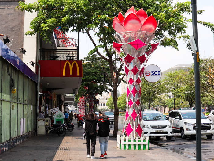 Next, I visited Ho Chi Minh City, Vietnam. While fast-food chains have struggled in Vietnam, where incredible street food is on every corner, there are a handful of McDonald