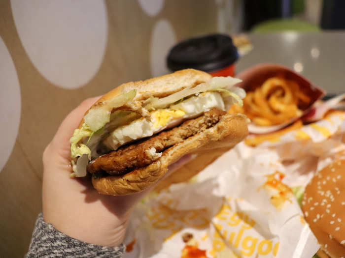 The bulgogi burger far outshone McDonald