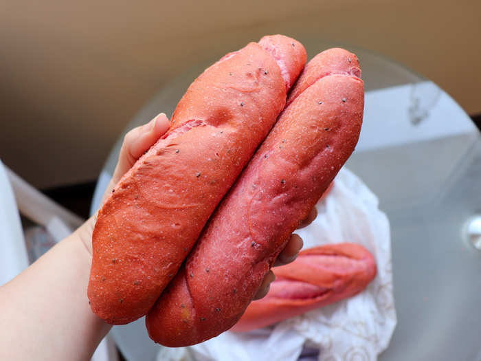 Kao Sieu Luc has encouraged other businesses to use dragon fruit, posting the recipe for dragon fruit baguettes on ABC Bakery