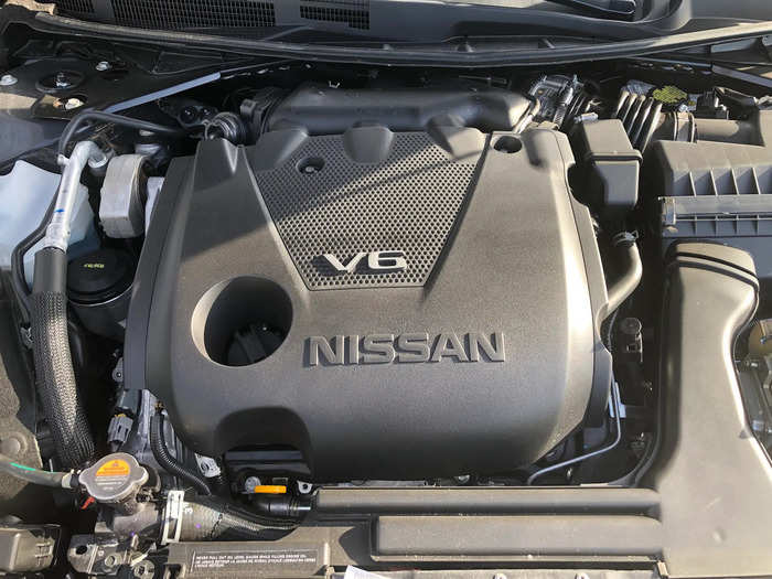 The 3.5-liter V6 makes 300 horsepower, with 261 pound-feet of torque. It