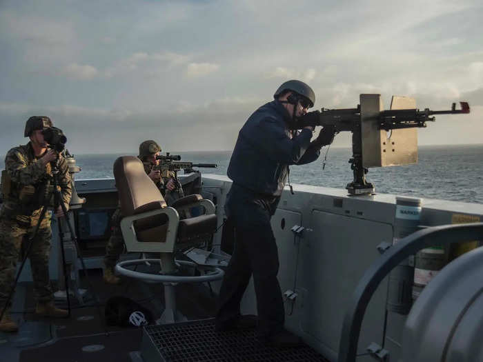 "During our training cycle, our SCAT performed extremely well," said Smeeks. "Our integration with green side was noted as being one of the best Carrier Strike Group 4 has seen on an amphibious ship."