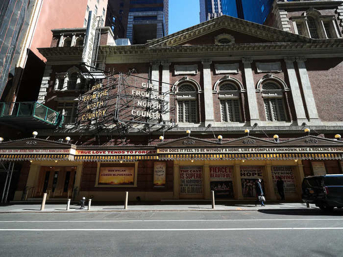 AFTER: But on March 12 Mayor de Blasio banned gatherings of more than 500 people, and Broadway productions were put on pause until April 12.