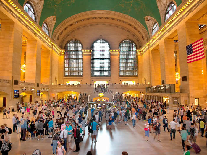 BEFORE: About 750,000 people use Grand Central, New York