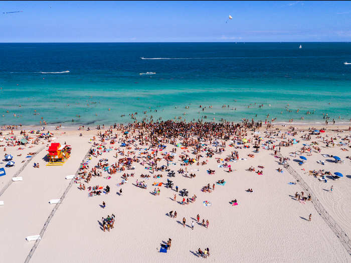 In 2019, they were part of the 23 million tourists visiting the greater Miami area. One of their favorite places to party? Miami Beach.