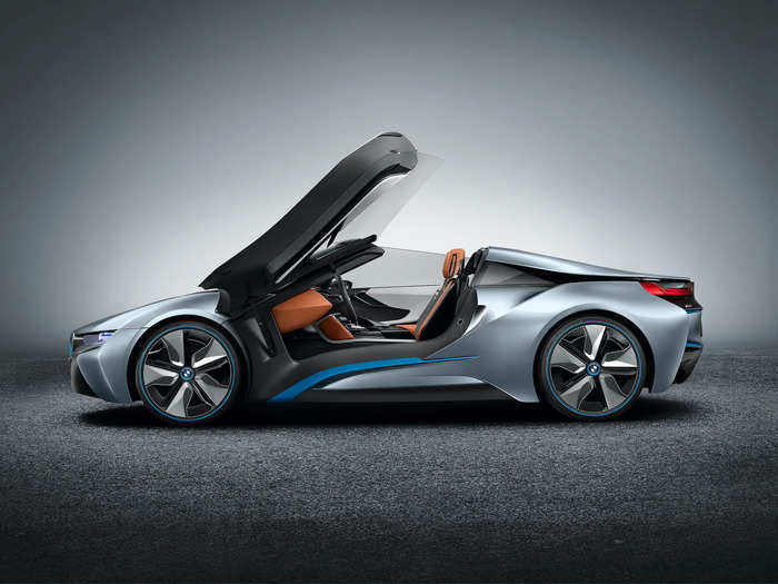 It became the production version of the i8 Spyder concept BMW unveiled at the 2012 Beijing Auto Show.