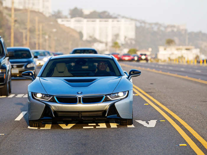 Powering the rear wheels was a 1.5-liter, inline three-cylinder engine mounted behind the seats.