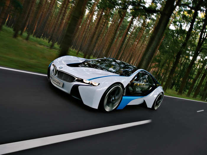 The i8 traces its origins back to the Vision Efficient Dynamics concept, which BMW unveiled at the Frankfurt auto show in 2009.