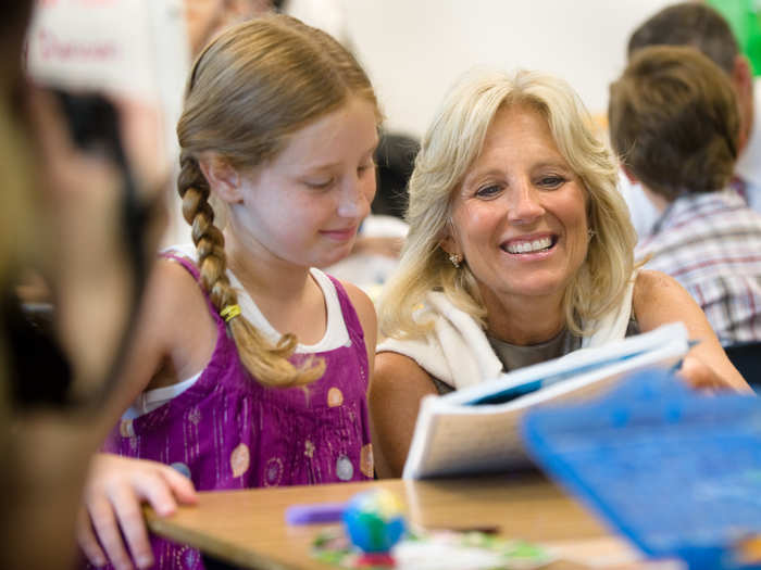 Meanwhile, at the age of 55, she earned a doctorate in education under her maiden name — Jill Jacobs — at the University of Delaware in 2007.