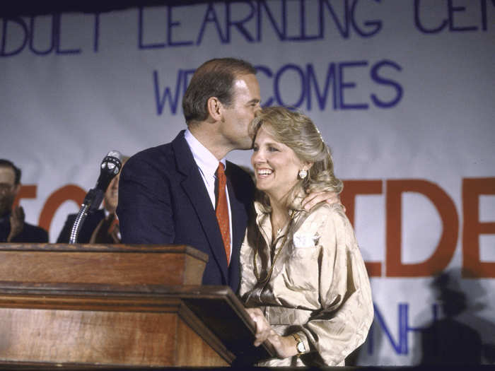 Despite the fact that Joe Biden was nine years older and had two children, he and Jill had an instant connection and fell in love quickly.
