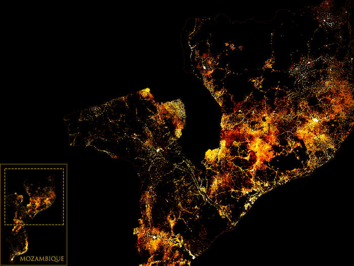 Facebook also compiles population density maps using a mix of data aggregated from its platform, satellite images, and census data.