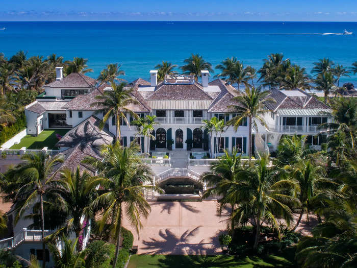 6. This airy, beachfront home in North Palm Beach, Florida is up for sale for $44.5 million