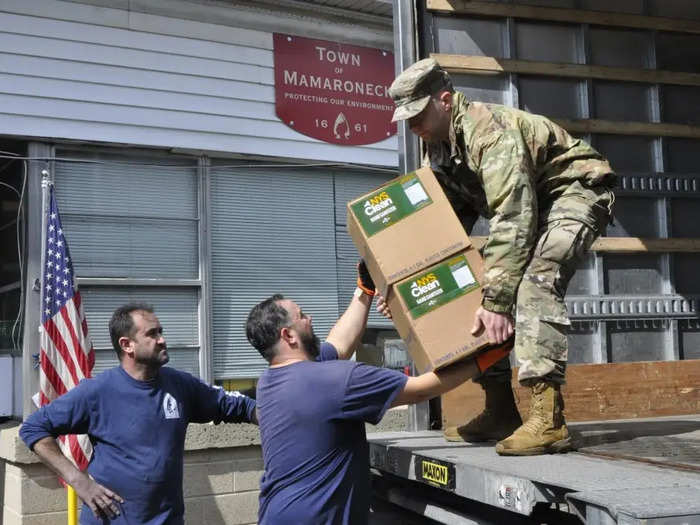 Sending in the National Guard.