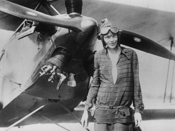 The first woman to fly solo over the Atlantic, Amelia Earhart sent her last radio signals from somewhere over the Pacific in 1937 during an attempted world flight.