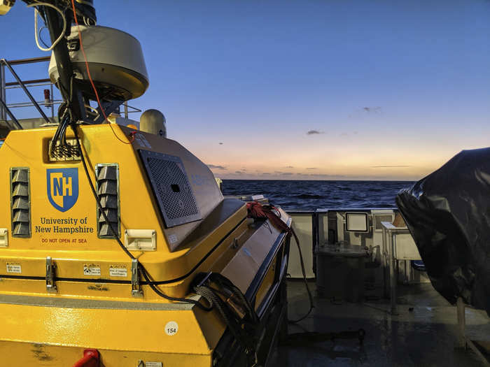 BEN is bright yellow, and about 13 feet long. It can travel for about 16 hours before needing to refuel.