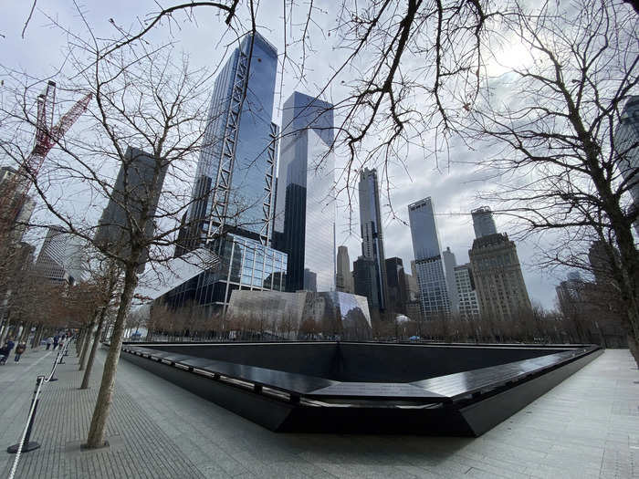 The 911 memorial is closed to public during the outbreak of coronavirus disease (COVID-19), in New York City, New York, U.S., March 17, 2020.